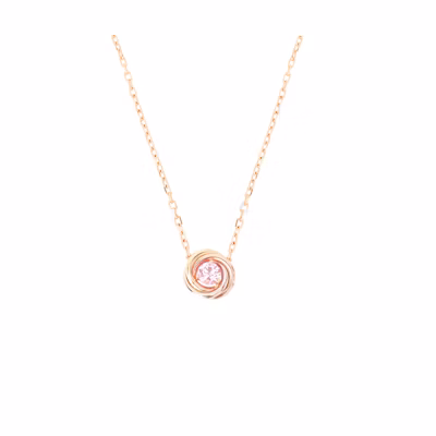 (Women) Cartier Trinity 18K Gold Necklace in White Gold, Rose Gold, and Yellow Gold. B7225000