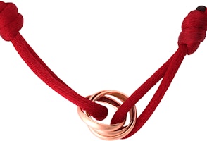 (Women) Cartier Trinity 18K Rose Gold Rope Bracelet for Women. B6069100 (Women) Cartier Trinity 18K Rose Gold Rope Bracelet for Women. B6069100