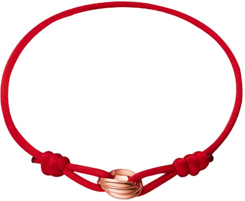 (W) Cartier Trinity 18K玫瑰金繩編手鍊女士款 B6069100 Lookbook (W) Cartier Trinity 18K玫瑰金繩編手鍊女士款 B6069100