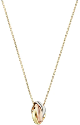 (W) Collar Cartier Trinity Oro Blanco y Rosa 18K para Mujer - Oro. B7224955 Shop (W) Collar Cartier Trinity Oro Blanco y Rosa 18K para Mujer - Oro. B7224955