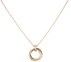 Shop (W) Cartier Trinity 18K白金鑽石吊墜項鍊 女款 B7058700