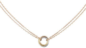 (Women) Cartier Trinity Necklace, Triple Chain, 18K White/Gold/Rose Gold for Women. B7218200 (Women) Cartier Trinity Necklace, Triple Chain, 18K White/Gold/Rose Gold for Women. B7218200