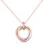 Purchase (W) 까르띠에 트리니티 스페셜 에디션 사파이어 18K 로즈 골드 여성 목걸이 B7224839