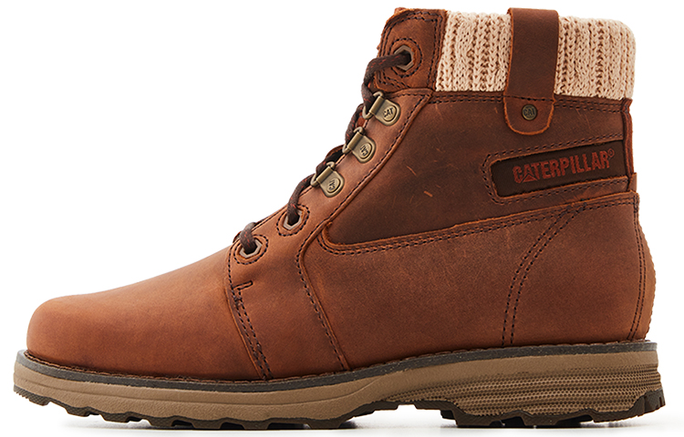 (Women) CAT Charli Mid 'Brown Leather' P308830L1KDC36