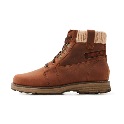 (W) CAT Charli Mid 'Brown Leather'