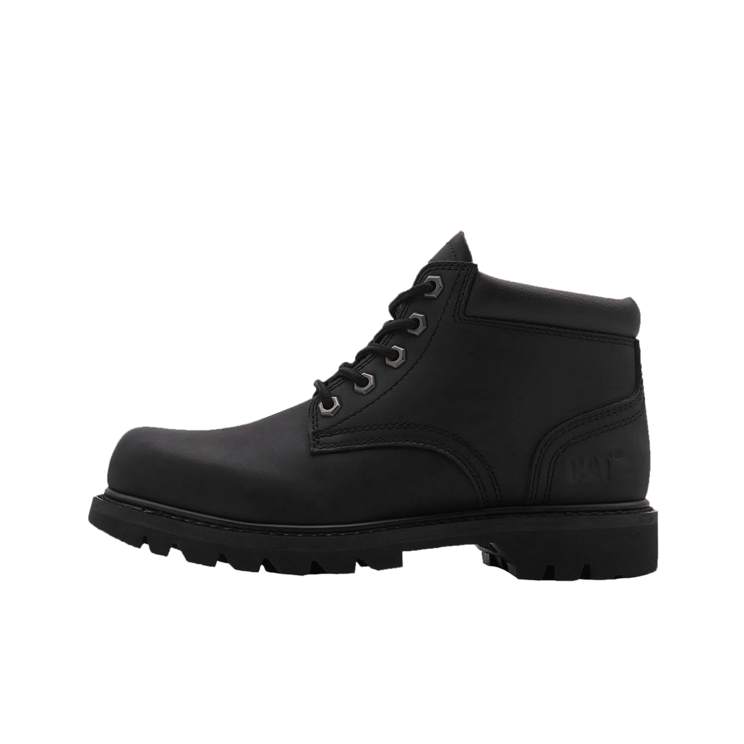 (Women) CAT Double Day WOS B4C 'Splash-proof Colorful Classic Leather Work Boot in Yellow and Black' P312091M3EDC09