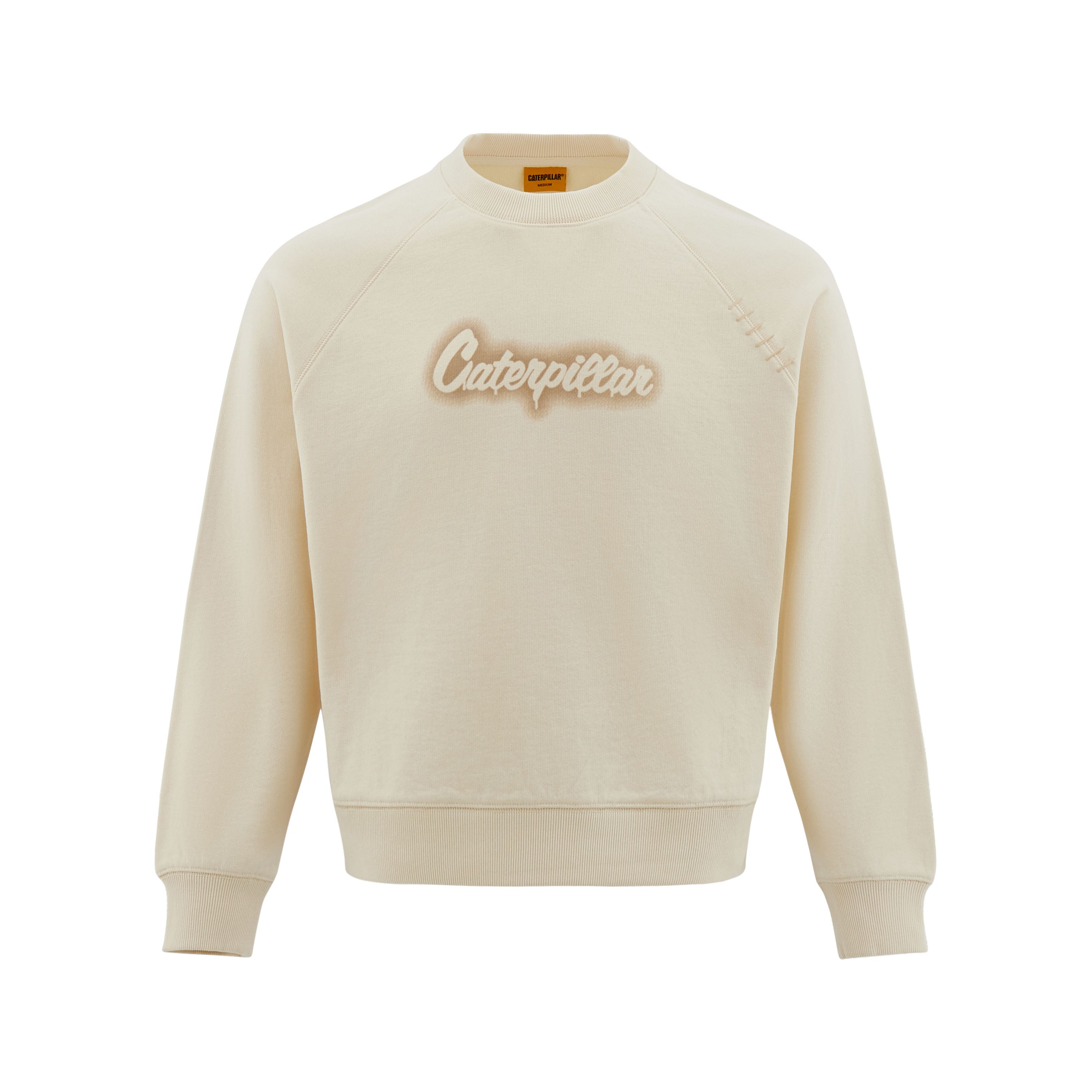 (Women) CAT FW24 Classic Logo Print Raglan Sleeve Pullover Sweatshirt Women CN3SWU4W011