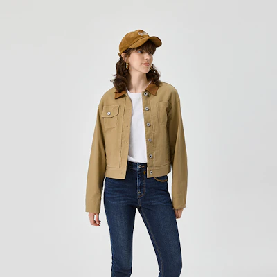 (W) Chaqueta Casual Cómoda de Estilo Workwear Lavado CAT FW24 Outdoor CN3JAU4W111 3