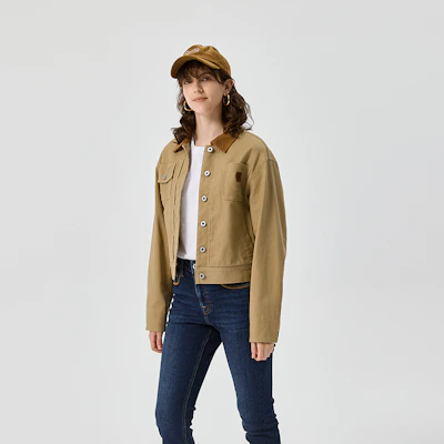 (W) Chaqueta Casual Cómoda de Estilo Workwear Lavado CAT FW24 Outdoor CN3JAU4W111 5