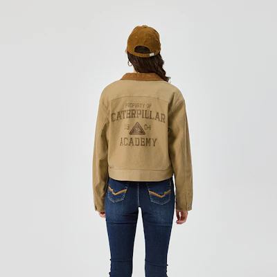 (W) Chaqueta Casual Cómoda de Estilo Workwear Lavado CAT FW24 Outdoor CN3JAU4W111 6