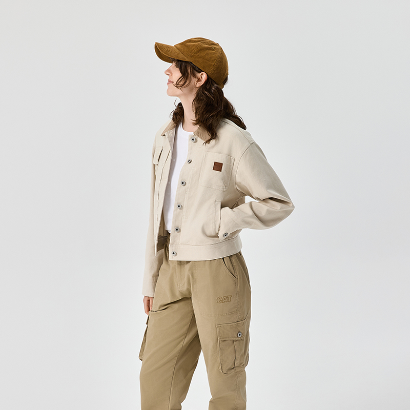 Purchase (W) Chaqueta Casual Cómoda de Estilo Workwear Lavado CAT FW24 Outdoor CN3JAU4W111