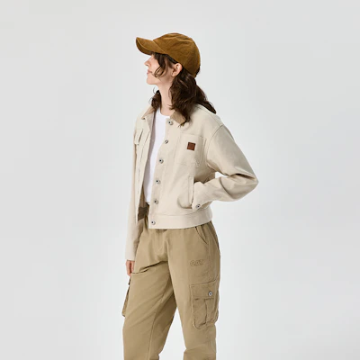 (W) Chaqueta Casual Cómoda de Estilo Workwear Lavado CAT FW24 Outdoor CN3JAU4W111 Purchase (W) Chaqueta Casual Cómoda de Estilo Workwear Lavado CAT FW24 Outdoor CN3JAU4W111