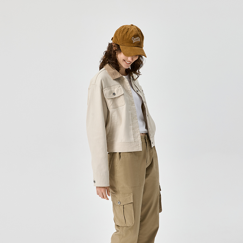 Details for (W) Chaqueta Casual Cómoda de Estilo Workwear Lavado CAT FW24 Outdoor CN3JAU4W111