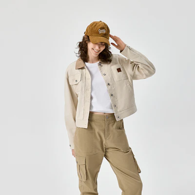 (W) Chaqueta Casual Cómoda de Estilo Workwear Lavado CAT FW24 Outdoor CN3JAU4W111 Sizing (W) Chaqueta Casual Cómoda de Estilo Workwear Lavado CAT FW24 Outdoor CN3JAU4W111