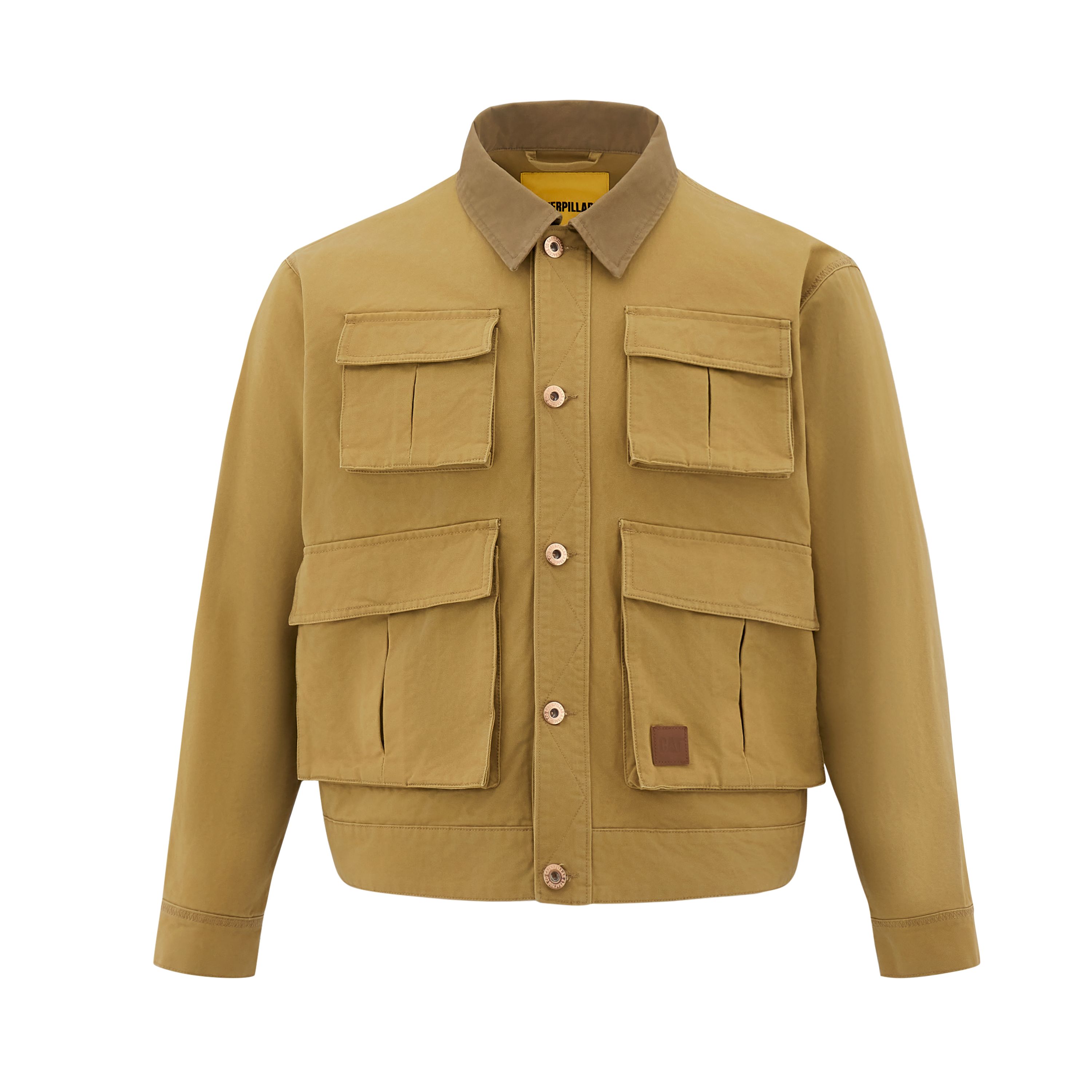 Order (W) Chaqueta Casual CAT FW24 Retro Workwear Confort en Caqui Oscuro. CN3JAU4W121