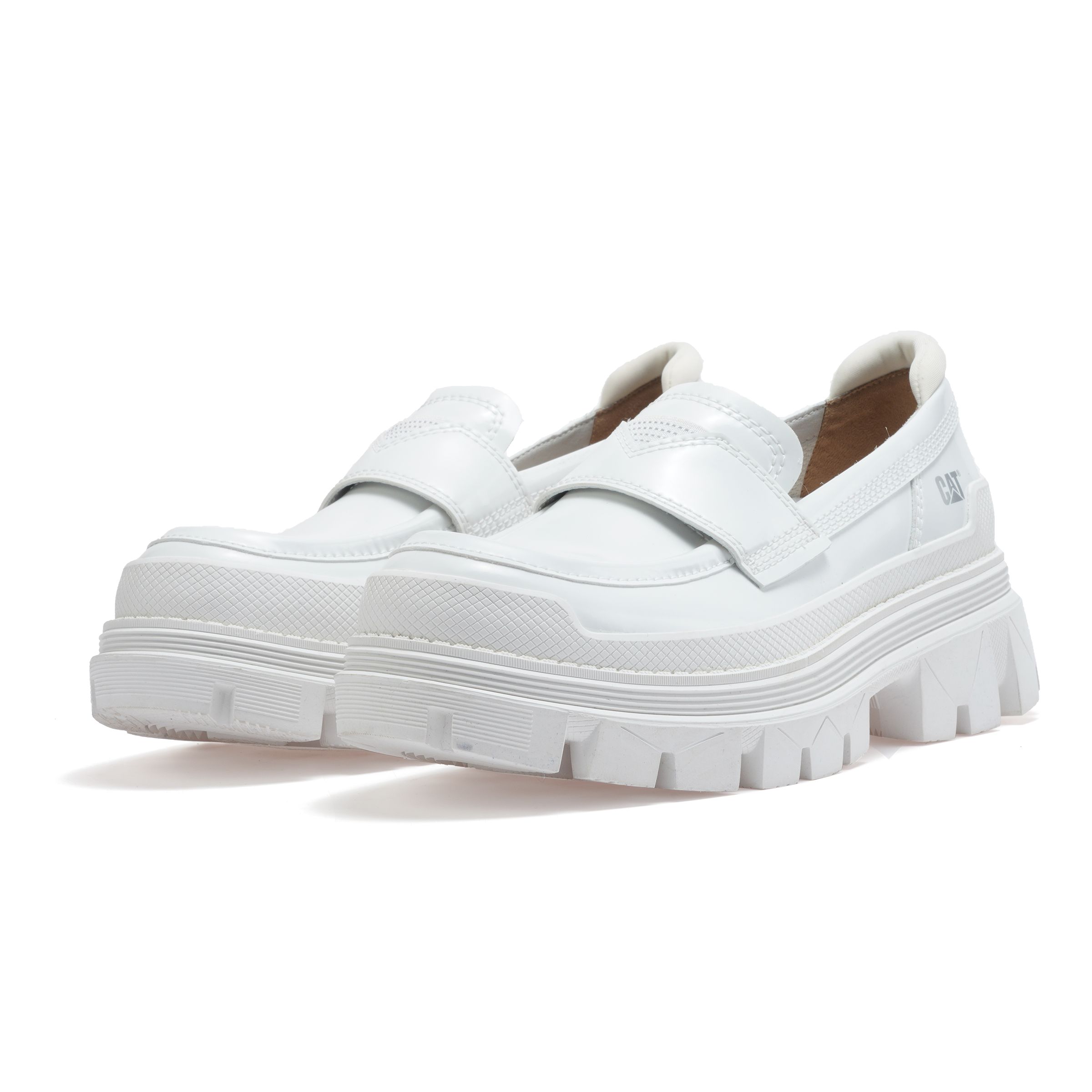 (W) CAT Hardwear Loafer 'Colorful Thick Sole Classic Leather White' 圖 2
