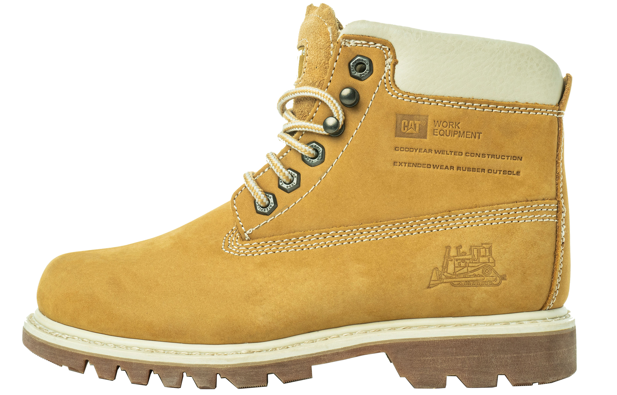 (Women) CAT High-Top Outdoor Martin Boots 'Yellow' P309599J3EDC25