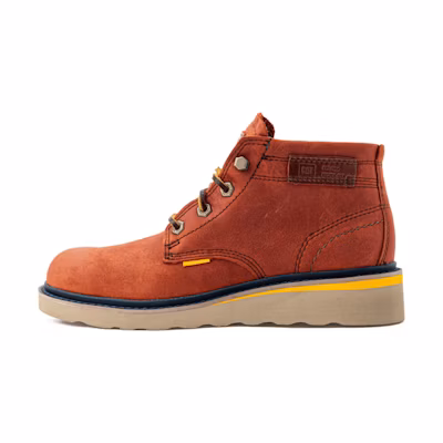 (W) CAT Jacks Mid 'Brown Red'