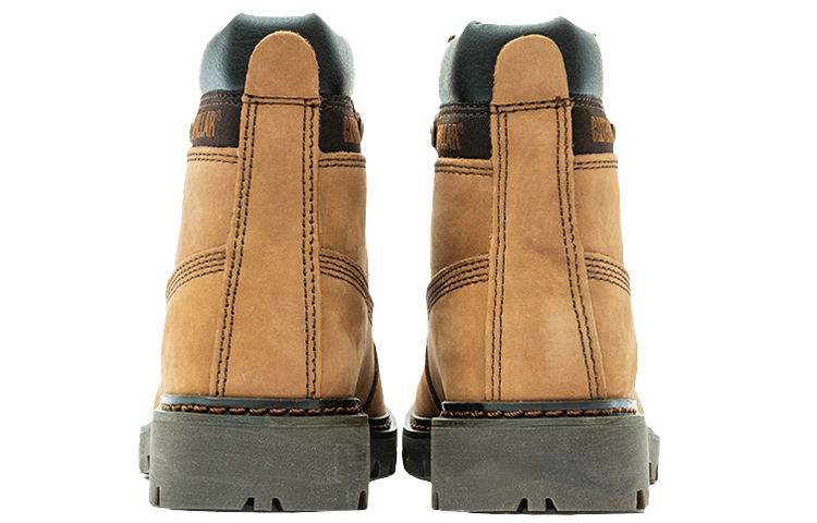 Lookbook CAT 大黃靴 LYRIC系列 休閒工裝防滑耐磨高筒戶外靴 女款 棕黃色