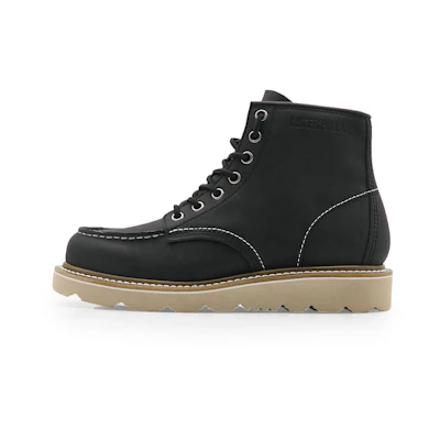 (W) CAT Tradesman Mid 'Black Outdoor Boot'