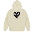 Order (Women) CDG Play Black Heart Logo Zip-Up Hoodie Women’s Off-White by Comme des Garçons. AZ-T253-051-3