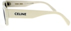 Shop (W) CELINE 米色不规则字母侧边装饰板材太阳镜. CL40197U 5425A