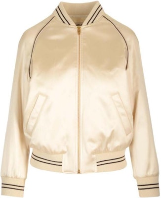 (Women) CELINE Beige Raglan Sleeve Zip-Up Bomber Jacket. 2V06Q199Q-12CR Buy (Women) CELINE Beige Raglan Sleeve Zip-Up Bomber Jacket. 2V06Q199Q-12CR
