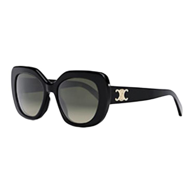 (Women) CELINE  Black Cat-Eye Sunglasses with Engraved Temples. CL40226U5501F 圖 2