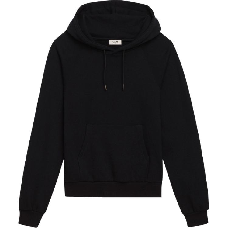Buy (Women) CELINE  Black Hoodie with Back Logo Lettering 2Y006632E38NO