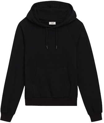(Women) CELINE Black Hoodie with Back Logo Lettering 2Y006632E38NO Order (Women) CELINE Black Hoodie with Back Logo Lettering 2Y006632E38NO