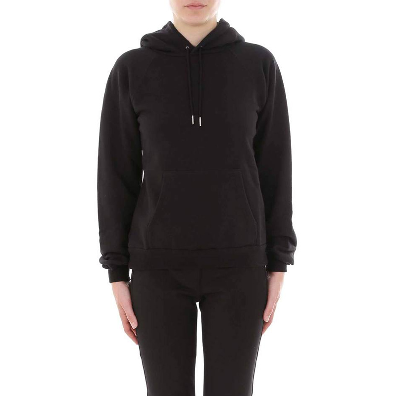 Shop (Women) CELINE  Black Hoodie with Back Logo Lettering 2Y006632E38NO