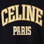 Shop (Women) CELINE Black Hoodie with Logo Letter Print Design. 2Y70F670Q-38WL