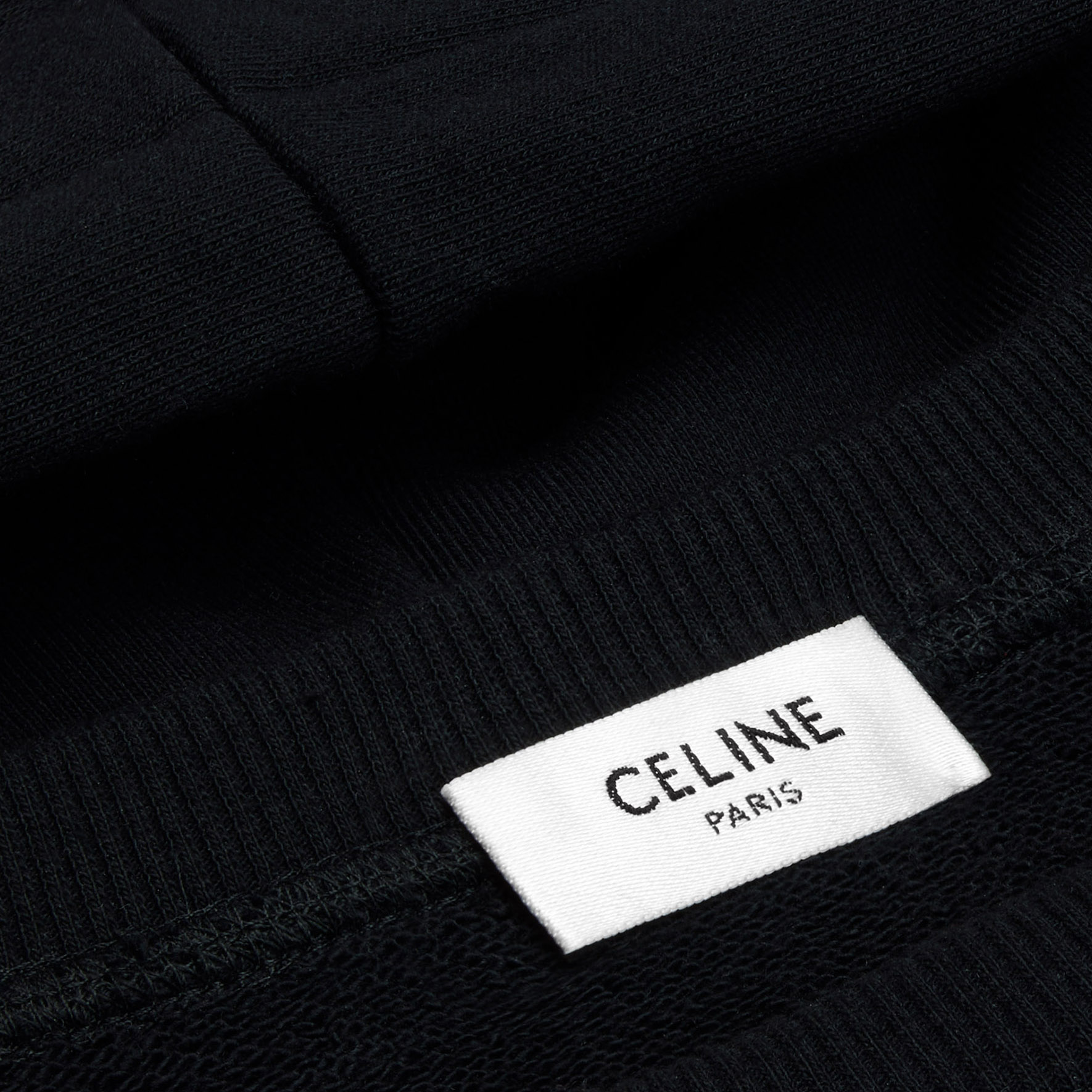 Purchase (Women) CELINE  Black Hoodie with Logo Letter Print Design. 2Y70F670Q-38WL
