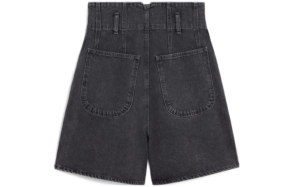 Lookbook (W) 赛琳 黑色宽松版型纯棉牛仔短裤 2N633947F-38CH