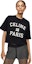 Shop (Women) CELINE Black Loose Fit Letter Print Short Sleeve T-Shirt. 2X38J865W-38AW