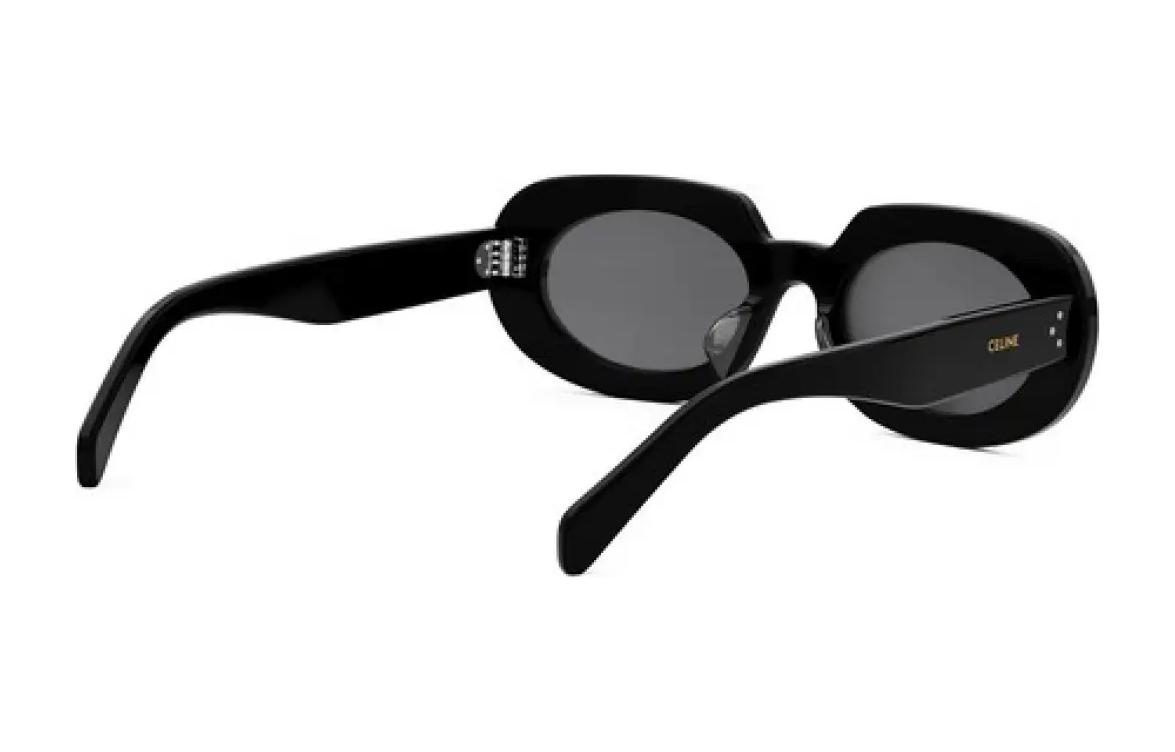 (Women) CELINE  Black Oval Sunglasses - Minimalist Plastic Design CL40276U01A 圖 5