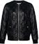 Buy (Women) CELINE Black Plain Embroidered Triumph Zipper Leather Jacket. 2EI62583C-38NO