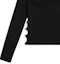 Purchase (W) CELINE Kaos Hitam Lengan Panjang Leher Kotak Gaya Santai. 2Al61898T38NO