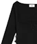 Sizing (W) CELINE Kaos Hitam Lengan Panjang Leher Kotak Gaya Santai. 2Al61898T38NO