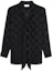Buy (Women) CELINE Black V-Neck Long Sleeve Shirt with All-Over Print. 2C798399S-38NO