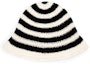 Lookbook (Women) CELINE Black White Patterned Knit Beanie Hat. 2AE8Q720X.38EC
