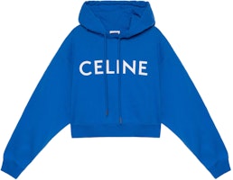 (Women) CELINE Blue Logo Print Pullover Sweatshirt. 2Y06B670Q-07EX (Women) CELINE Blue Logo Print Pullover Sweatshirt. 2Y06B670Q-07EX