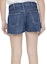 Shop (Women) CELINE Blue Solid Button Slim Fit Pleated Denim Shorts. 2N53A365M07DU