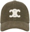 Buy (Women) CELINE Brown Cotton Logo Baseball Cap. 2AUT6125S