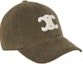Lookbook (Women) CELINE Brown Cotton Logo Baseball Cap. 2AUT6125S