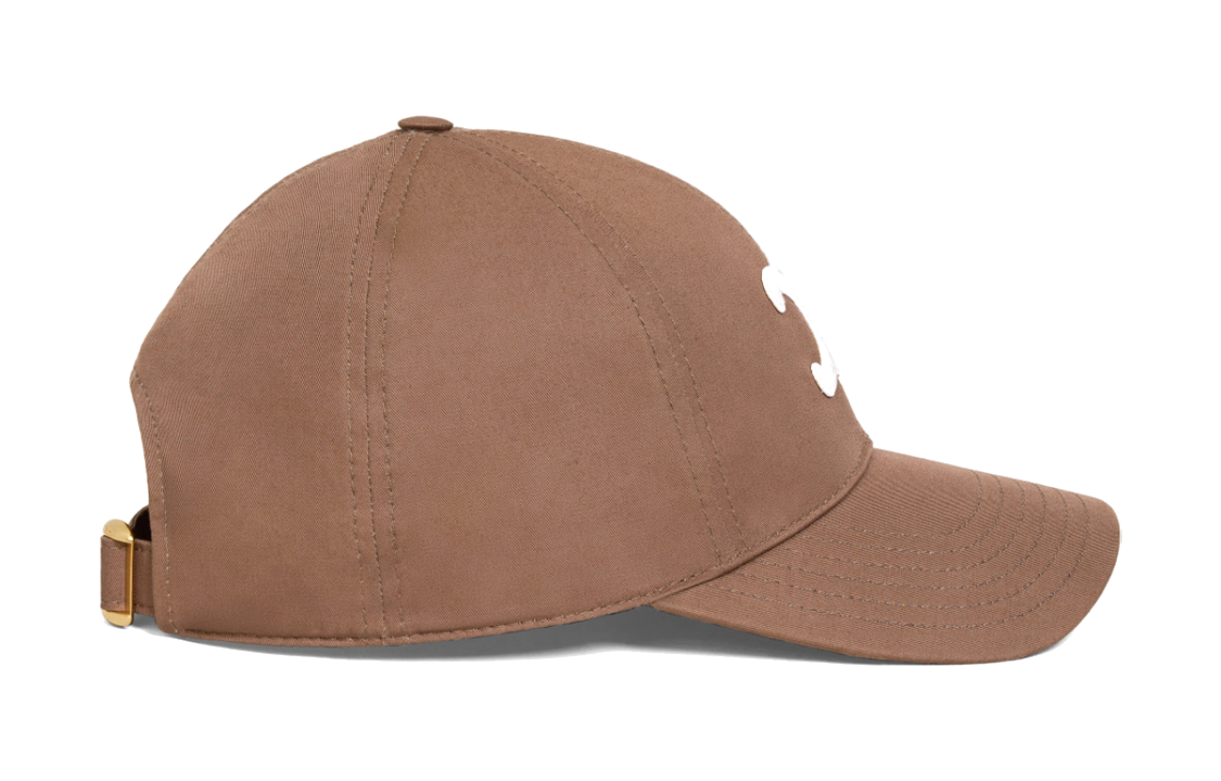 Lookbook (Women) CELINE  Brown Logo Pattern Baseball Cap 969P 2AUT6 19GA