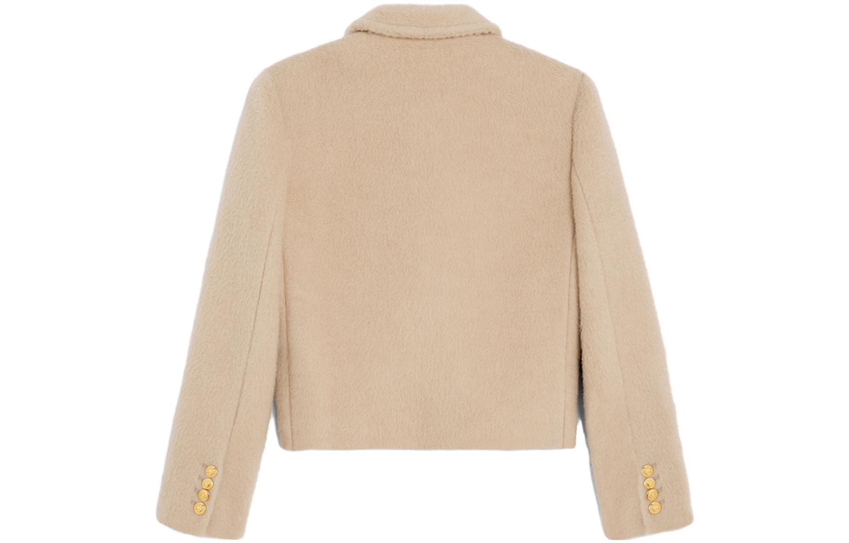 (Women) CELINE  Camel Casual Jacket with Single-Breasted Multi-Pocket Design 2V90U779O-03AB 圖 3