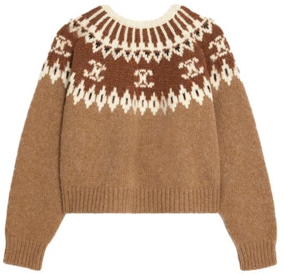 (W) 思琳 驼色刺绣圆领长袖毛衣 2ADJ7823V-02CM Lookbook (W) 思琳 驼色刺绣圆领长袖毛衣 2ADJ7823V-02CM