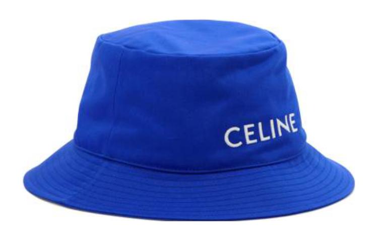 (Women) CELINE  Casual Embroidered Cotton Bucket Hat. 2AU3B968P07BE
