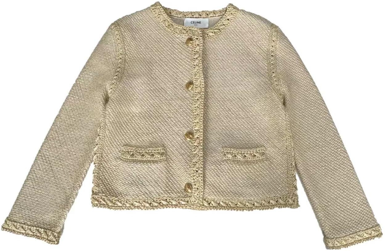 women-celine-casual-long-sleeve-khaki-button-up-jacket-2-ae-51920-t-03-na